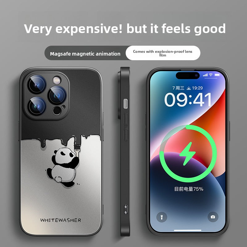 Voltique Hub Panda Series Magnetic Case: Cute MagSafe-Compatible Design for iPhone 14-16 | Wireless Charging & Protective